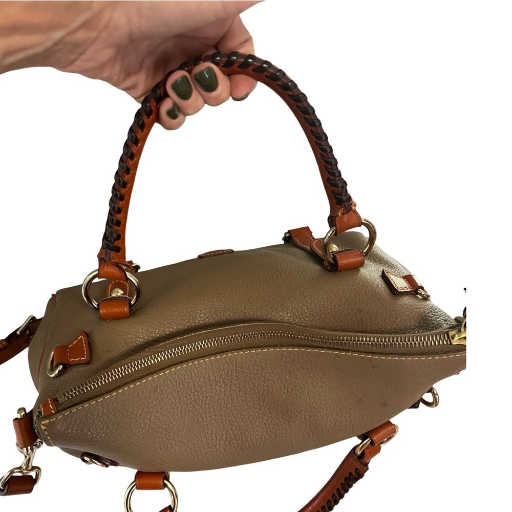 Dooney & Bourke Pebble Grain Satchel in Taupe - Picture 5 of 12